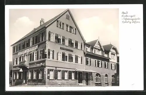 AK Bad Liebenzell i. Schwarzwald, Hotel zum Ochsen
