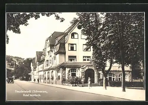 AK Freudenstadt i. Schwarzw., Hotel Waldeck