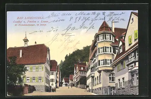 AK Bad Liebenzell, Gasthof u. Pension z. Lamm
