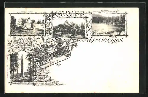 AK Dreisessel, Restauration, Hohenstein-Spitze, Stifterdenkmal