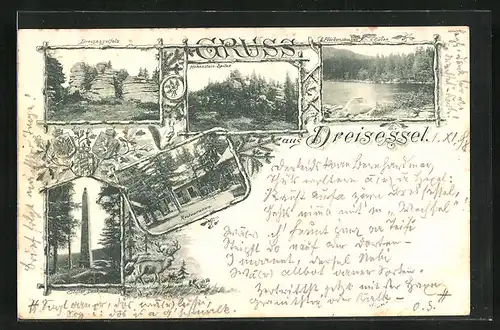 AK Dreisessel, Restauration, Hohenstein-Spitze, Stifterdenkmal