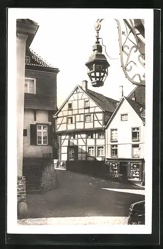 AK Mülheim /Ruhr, Partie an der Bogenstrasse