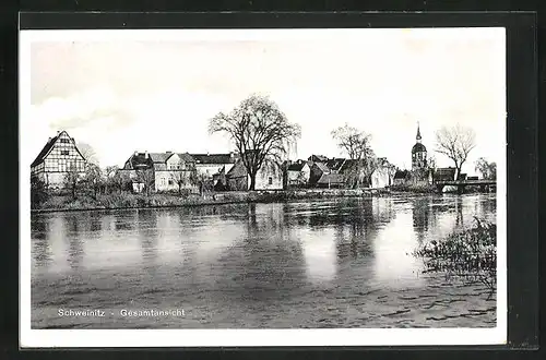 AK Schweinitz, Gesamtansicht an der Elster