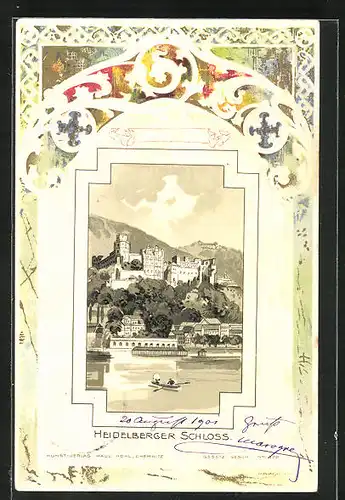 Präge-Lithographie Heidelberg, Heidelberger Schloss