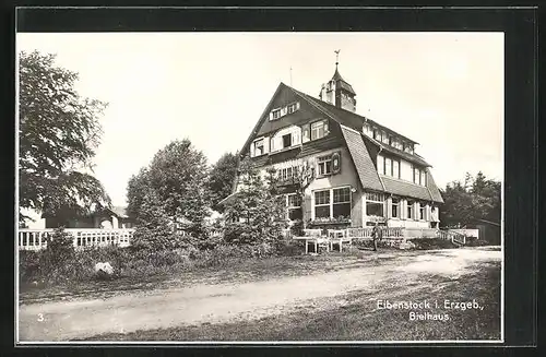 AK Eibenstock i. Erzgeb., Gasthaus Bielhaus