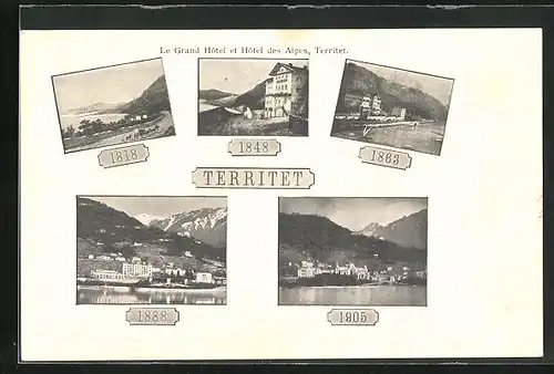 AK Territet, Le Grand Hotel Hotel et Hotel des Alpes