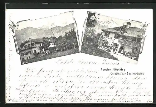 AK Chietres sur Bex-les-Bains, Hotel Pension Mösching