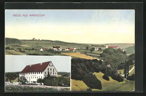 AK Mariastein, Gasthof, Ortsansicht