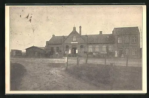 AK Bühnsdorf, H. Reimers Meierei mit Mühlenbetrieb