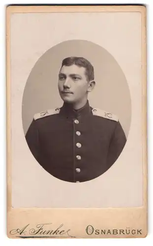 Fotografie A. Funke, Osnabrück, Junger Soldat des Inf. Rgt. 78