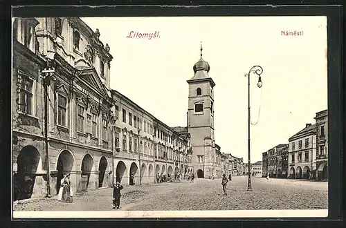 AK Leitomischl / Litomysl, Namesti