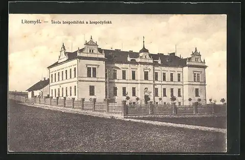AK Leitomischl / Litomysl, Skola hospodarska a hospodynska