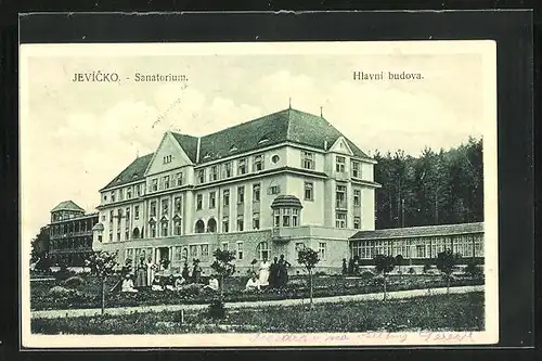 AK Jevicko, Sanatorium, Hlavni budova