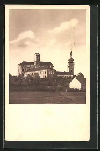 AK Jevicko, Kláster, Blick zum Kloster