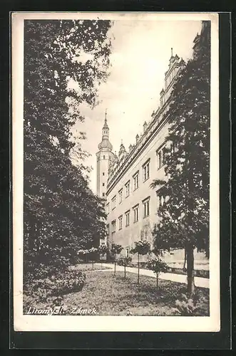 AK Leitomischl / Litomysl, Zámek, Am Schloss