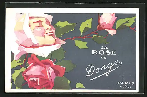 Künstler-AK Paris, Parfümeur, La Rose de Donge