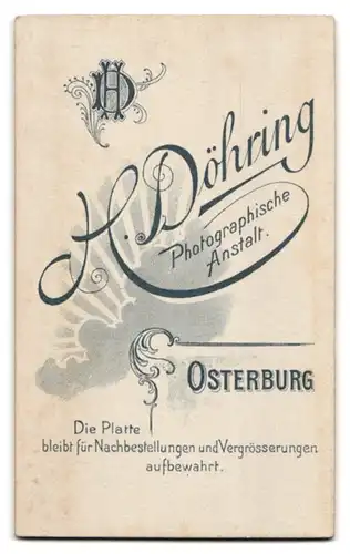 Fotografie H. Döhring, Osterburg, Portrait hübsche junge Dame mit Spitzenbluse