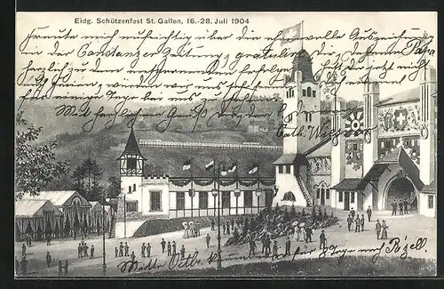 AK St. Gallen, Eidg. Schützenfest 1904, Kirche