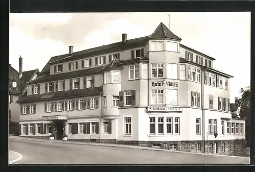 AK Freudenstadt /Schwarzwald, Hotel Adler