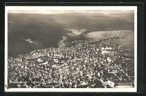 AK Freudenstadt /Schw., Fliegeraufnahme des Ortes