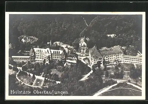 AK Oberkaufungen, Fliegeraufnahme der Heilstätte