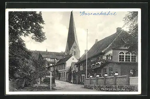 AK Eutin, Partie bei der Kirche