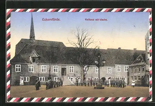AK Eckernförde, Rathaus mit Wache
