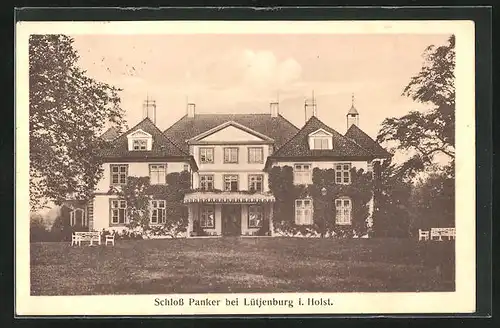 AK Lütjenburg i. Holst., Blick auf Schloss Panker