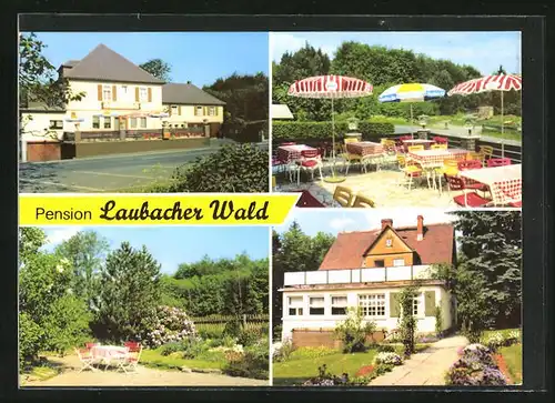 AK Laubach, Impressionen vom Gasthaus Laubacher Wald