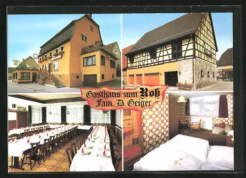 AK Osterburken-Bofsheim, Gasthaus Ross, Rinschbachstrasse 33