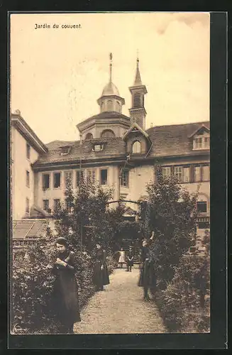 AK Fribourg, Pensionnat de la Visitation, Jardin du couvent