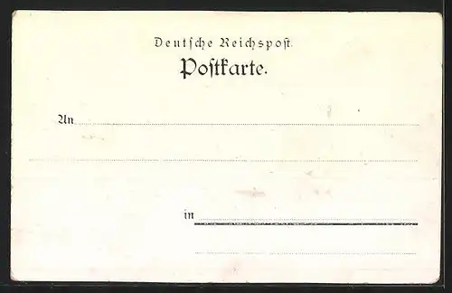 Lithographie Gross-Königsdorf, Pensionat der Augustiner-Schwestern