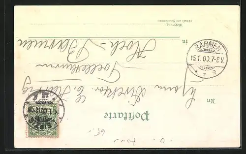 Lithographie Leipzig, Aufführung im Krystall-Palast