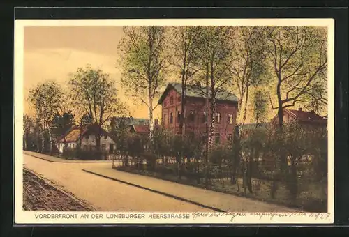 AK Lüneburg, Vorderfront an der Lüneburger Heerstrasse