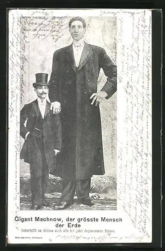 AK Riese Machnow, grösster Mensch der Erde