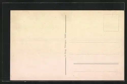 AK Rottenburg a. N., Flusspartie und Ansicht des Ortes