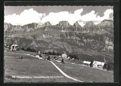AK Flumserberg, Tannenbodenalp mit Kurhäusern