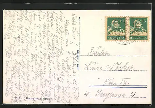 AK Romanshorn a. Bodensee, Teilansicht mit Kirche