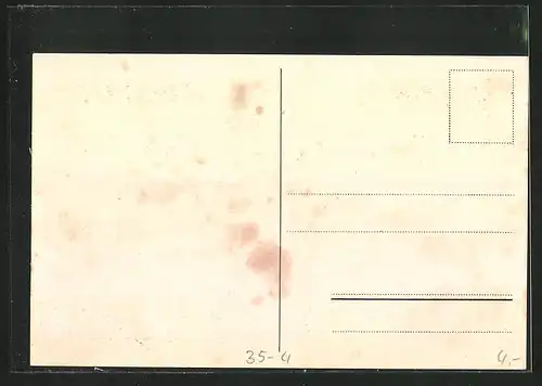 Künstler-AK Rüdesheim am Rhein, Asbach Uralt, Reklame