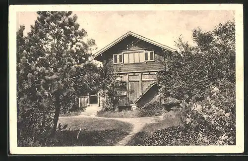 AK Südstrand /Föhr, Blick auf Blockhaus Ludwig