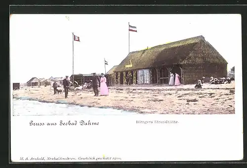 AK Dahme, Cafe Böttgers Strandhütte