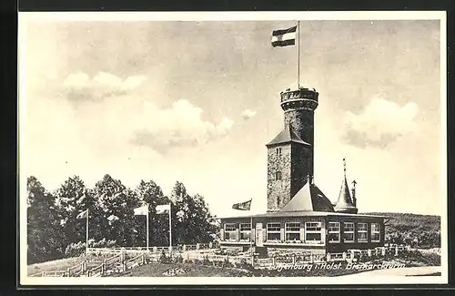 AK Lütjenburg i. Holstein, Cafe u. Restaurant Bismarckturm