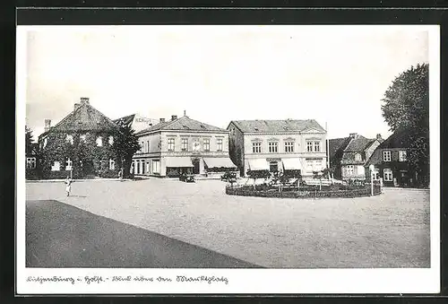 AK Lütjenburg i. Holstein, Blick über den Marktplatz