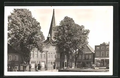 AK Lütjenburg i. Holstein, Blick auf den Marktplatz