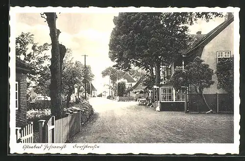 AK Hohwacht, Blick in die Dorfstrasse