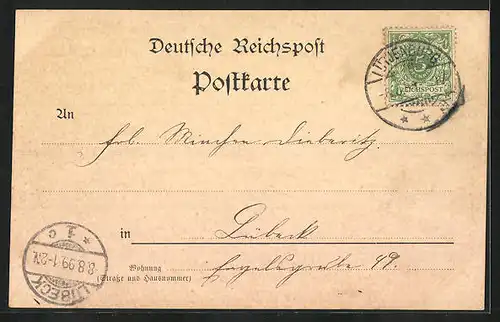 AK Lütjenburg, Marktplatz mit Einheimischen