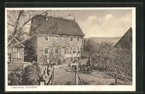 AK Lichtenberg /Odenwald, Landheim der Darmstädter Eleonorenschule