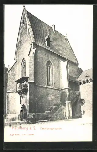 AK Naumburg a. S., Dreikönigskapelle im Sonnenschein