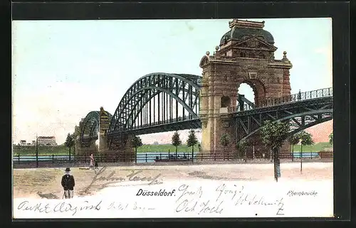 AK Düsseldorf, Rheinbrücke