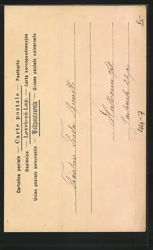 AK Halbnacktes Kleinkind mit Puppe